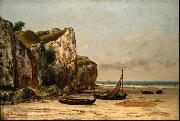 Plage de Normandie Gustave Courbet